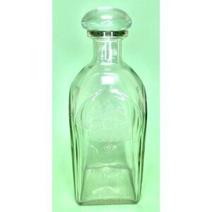 VTG Armstrong D126 Glass Decanter Bottle w/ Ship Liquor Whiskey w/ Stopper!‎ 124